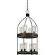 Chardon 8 Light 20 inch Iron Wood Chandelier Ceiling Light