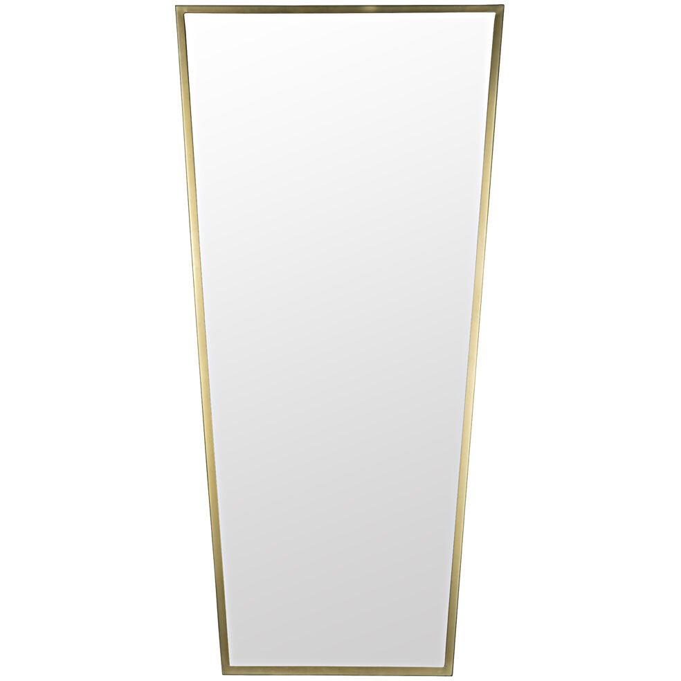 Cassio 60 X 30 inch Antique Brass Mirror
