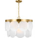Sean Lavin Mellita 6 Light 21 inch Satin Brass Pendant Ceiling Light