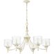 Keating 33.5 inch 60.00 watt Antique Ivory Chandelier Ceiling Light