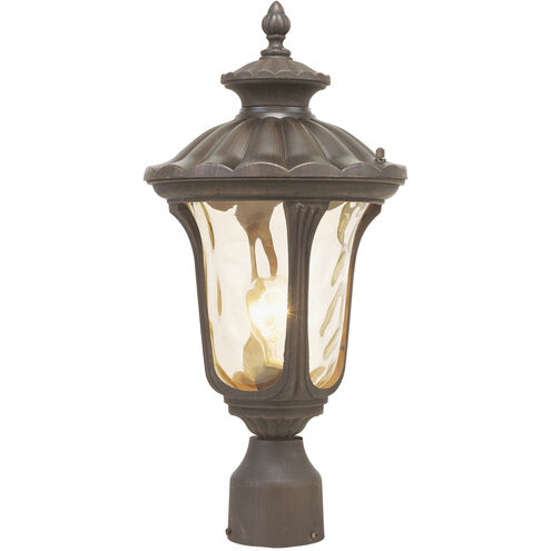 Oxford 1 Light 19 inch Imperial Bronze Outdoor Post Top Lantern