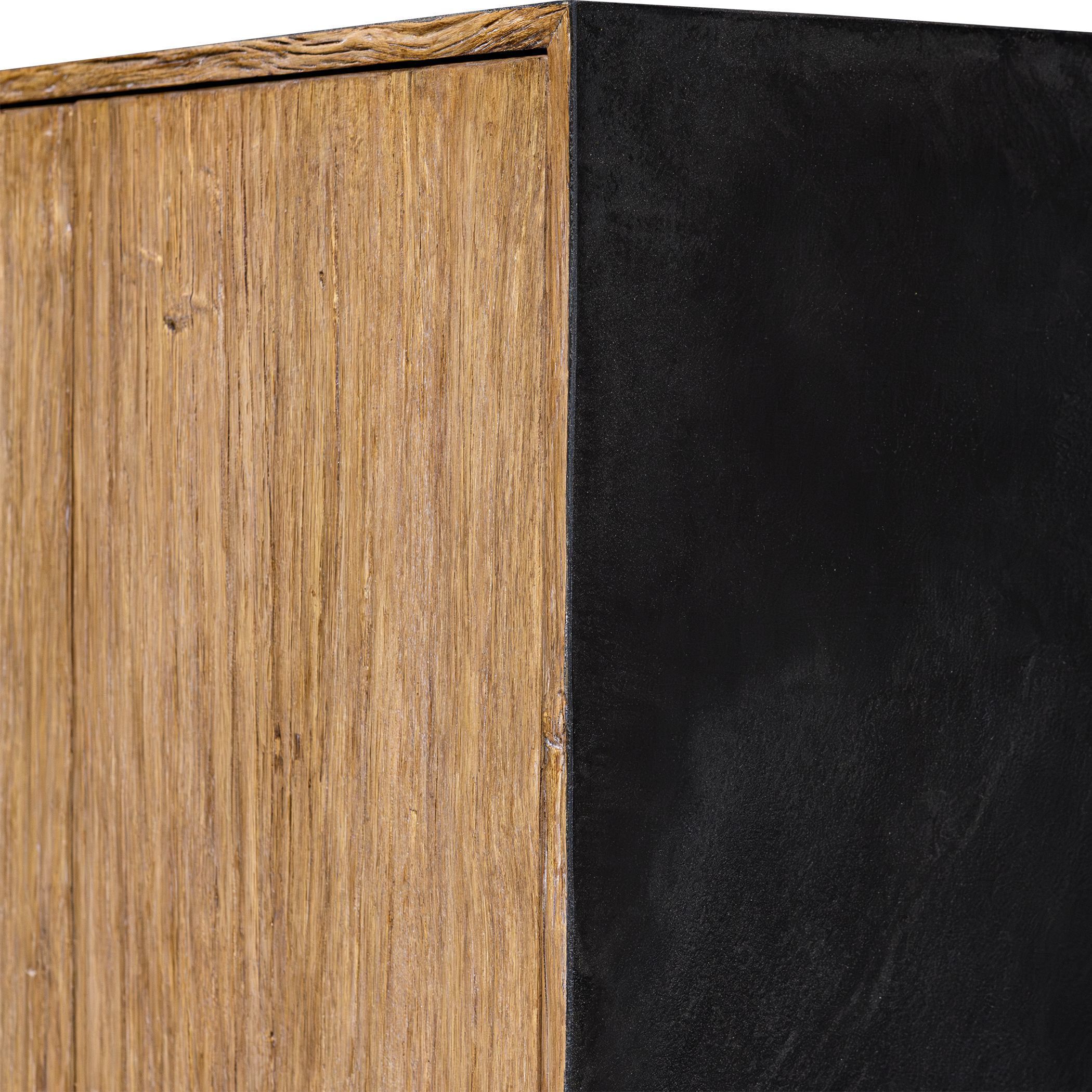 Kelvin 90.25 inch Teak Wood Media Console