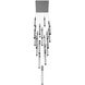 Boa LED 28 inch Polished Chrome Multi Port Pendant Ceiling Light