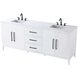 Millie 84 X 35 inch White Bathroom Vanity Cabinet
