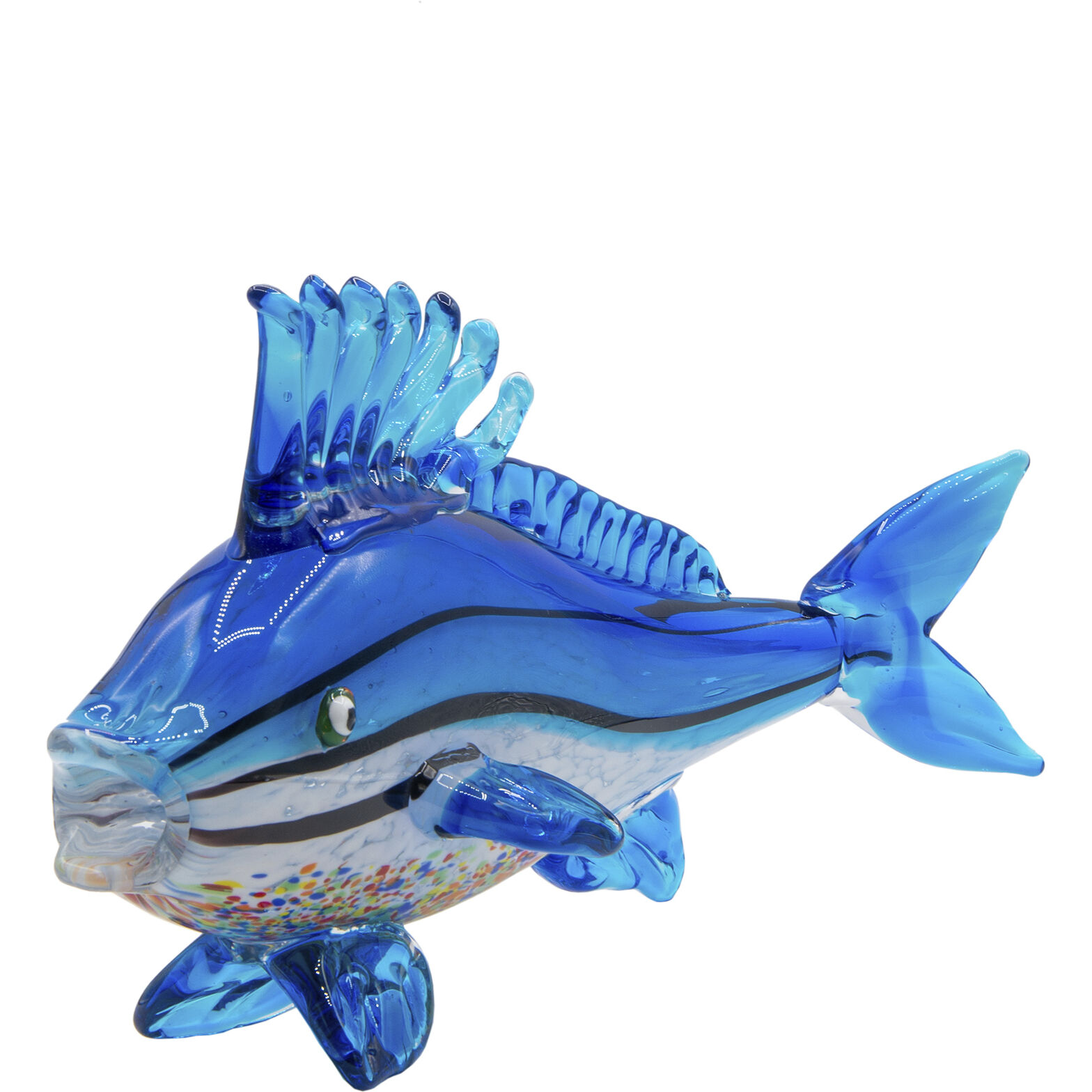 Coronado Blue Art Glass Sculpture