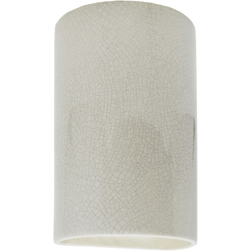 Ambiance 2 Light 7.75 inch White Crackle Wall Sconce Wall Light in Incandescent, Large