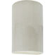 Ambiance 2 Light 7.75 inch White Crackle Wall Sconce Wall Light in Incandescent, Large