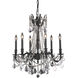 Rosalia 6 Light 23 inch Dark Bronze Dining Chandelier Ceiling Light in Golden Teak, Royal Cut