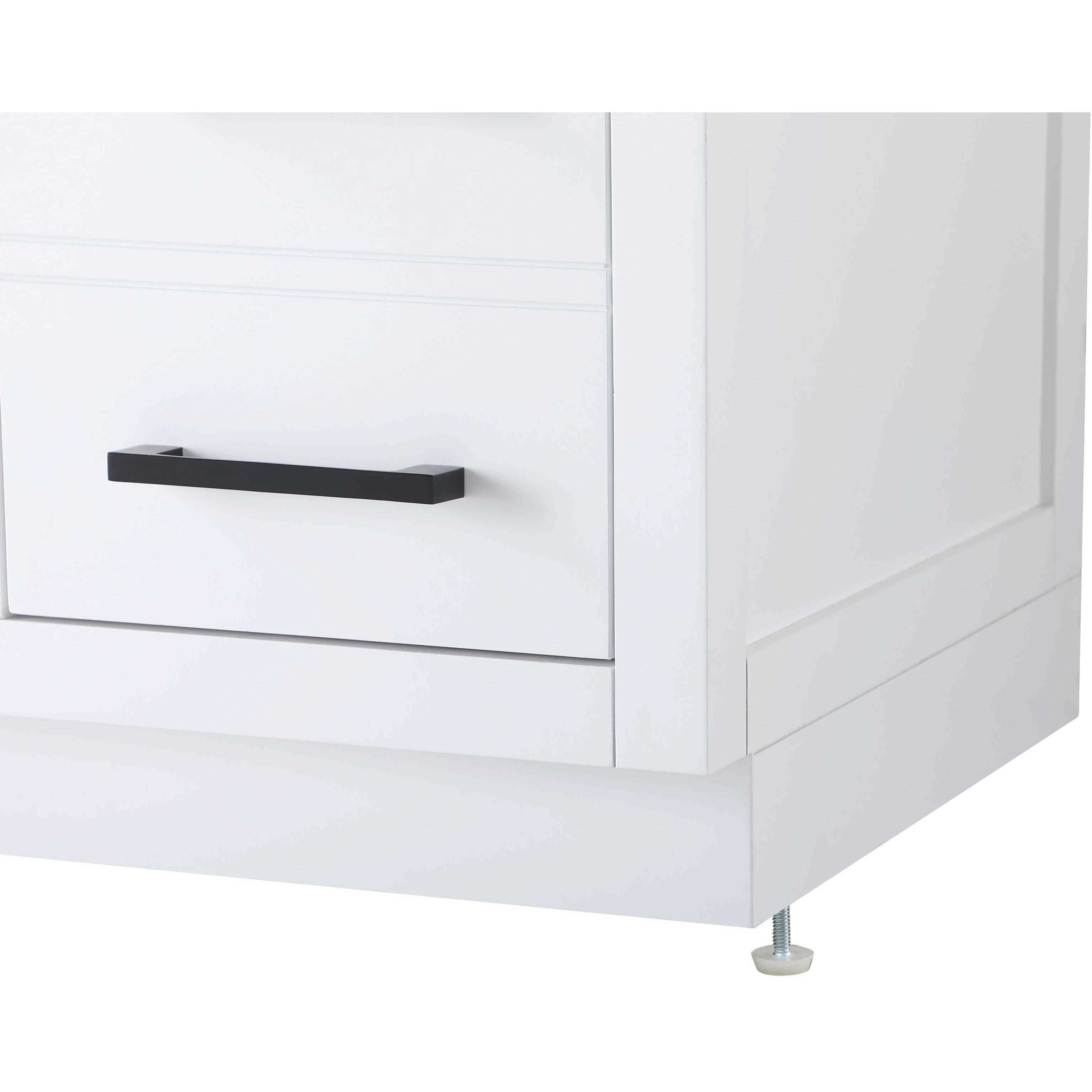 Alden 54 X 35 inch White Bathroom Vanity Cabinet