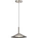 Corrine LED 9.88 inch Brushed Nickel Pendant Ceiling Light