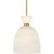 Lisa McDennon Tallulah 3 Light 14 inch Lacquered Brass Pendant Ceiling Light