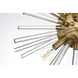 Sienna 4 Light 18 inch Gold Wall Sconce Wall Light, can be Flush Mounted
