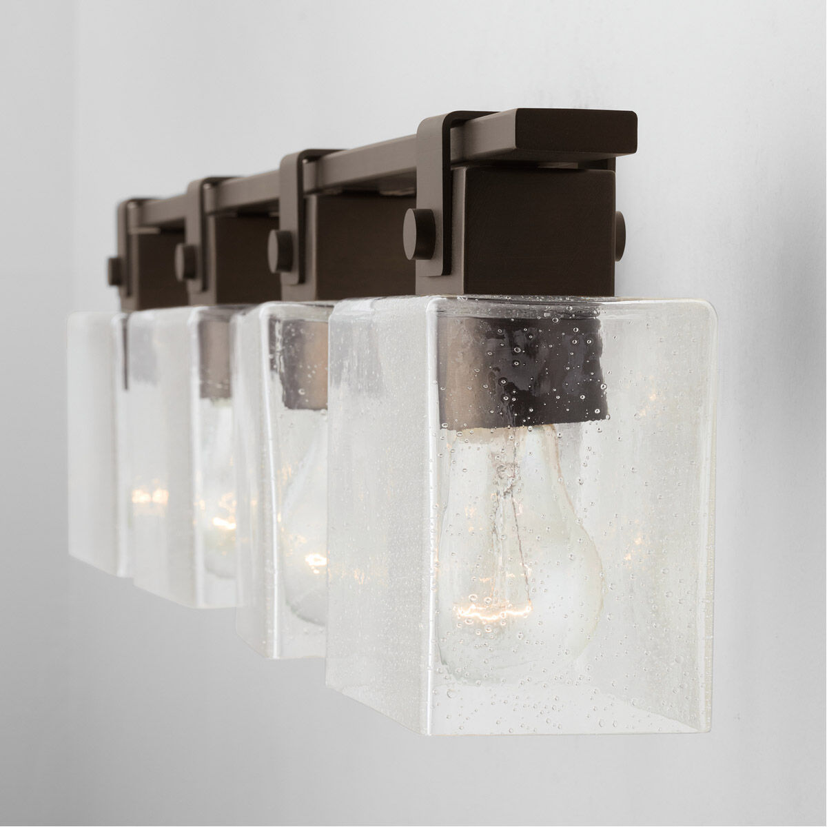 Graham 4 Light 32.5 inch Oil Rubbed Bronze Vanity Light Wall Light