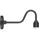 RLM 1 Light 9 inch Coal Outdoor Wall Mount, Great Outdoors