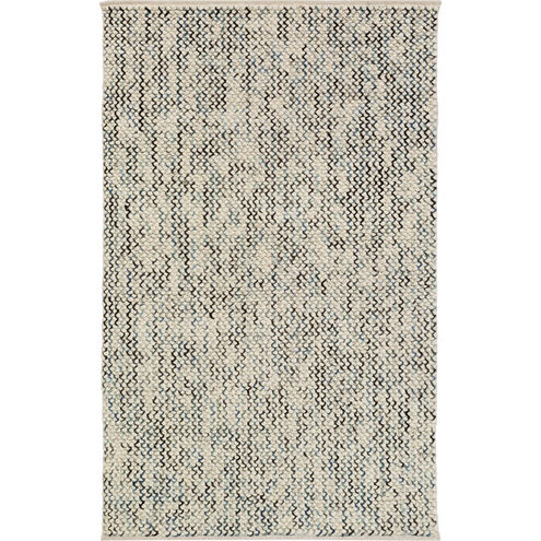 Avera 90 X 60 inch Dark Blue Rug in 5 x 8, Rectangle