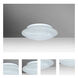 Sola 10 1 Light 10 inch Flush Mount Ceiling Light in Incandescent, Marble Glass