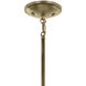 Shailene 9 Light Natural Brass Chandelier Ceiling Light