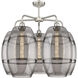 Ballston Vaz 5 Light 28 inch Satin Nickel Stem Hung Chandelier Ceiling Light
