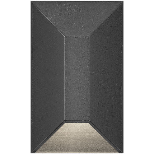 Nuvi 12v 1.40 watt Black Landscape Deck Sconce, Rectangular