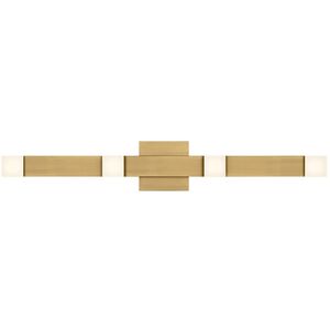 Drew & Jonathan Scott Brander LED 30.38 inch Satin Brass Vanity Light Wall Light