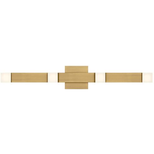 Drew & Jonathan Scott Brander LED 30.38 inch Satin Brass Vanity Light Wall Light
