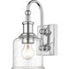 Bryant 1 Light 5.5 inch Chrome Wall Sconce Wall Light