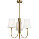 Rhythm LED 23.6 inch Brushed Gold Chandelier Ceiling Light