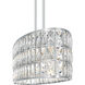 Gibson 5 Light 42 inch Polished Chrome Linear Chandelier Ceiling Light, Medium