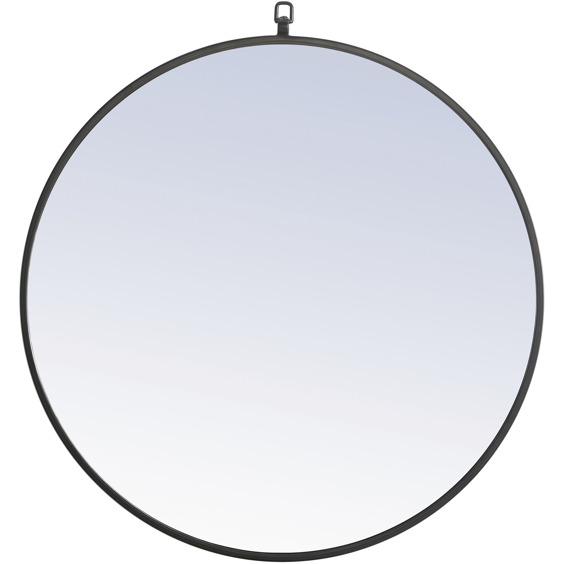 Eternity 28 X 28 inch Black Wall Mirror