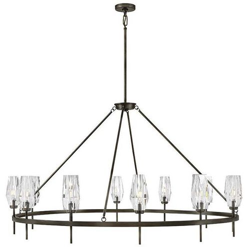 Ana 12 Light 58 inch Black Oxide Chandelier Ceiling Light