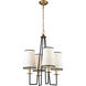 Nico 4 Light 21.5 inch Oil Rubbed Bronze Chandelier Ceiling Light