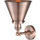 Franklin Restoration Appalachian 1 Light 8 inch Antique Copper Semi-Flush Mount Ceiling Light, Franklin Restoration