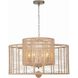 Jayna 4 Light 25 inch Burnished Silver Chandelier Ceiling Light