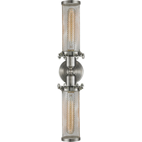Austere Quincy Hall LED 21 inch Brushed Satin Nickel Bath Vanity Light Wall Light, Austere