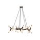 Manhattan Ave. LED 36 inch Polished Nickel Chandelier Ceiling Light