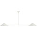 Alora Mood Ashford 2 Light 57.5 inch Antique White Linear Pendant Ceiling Light