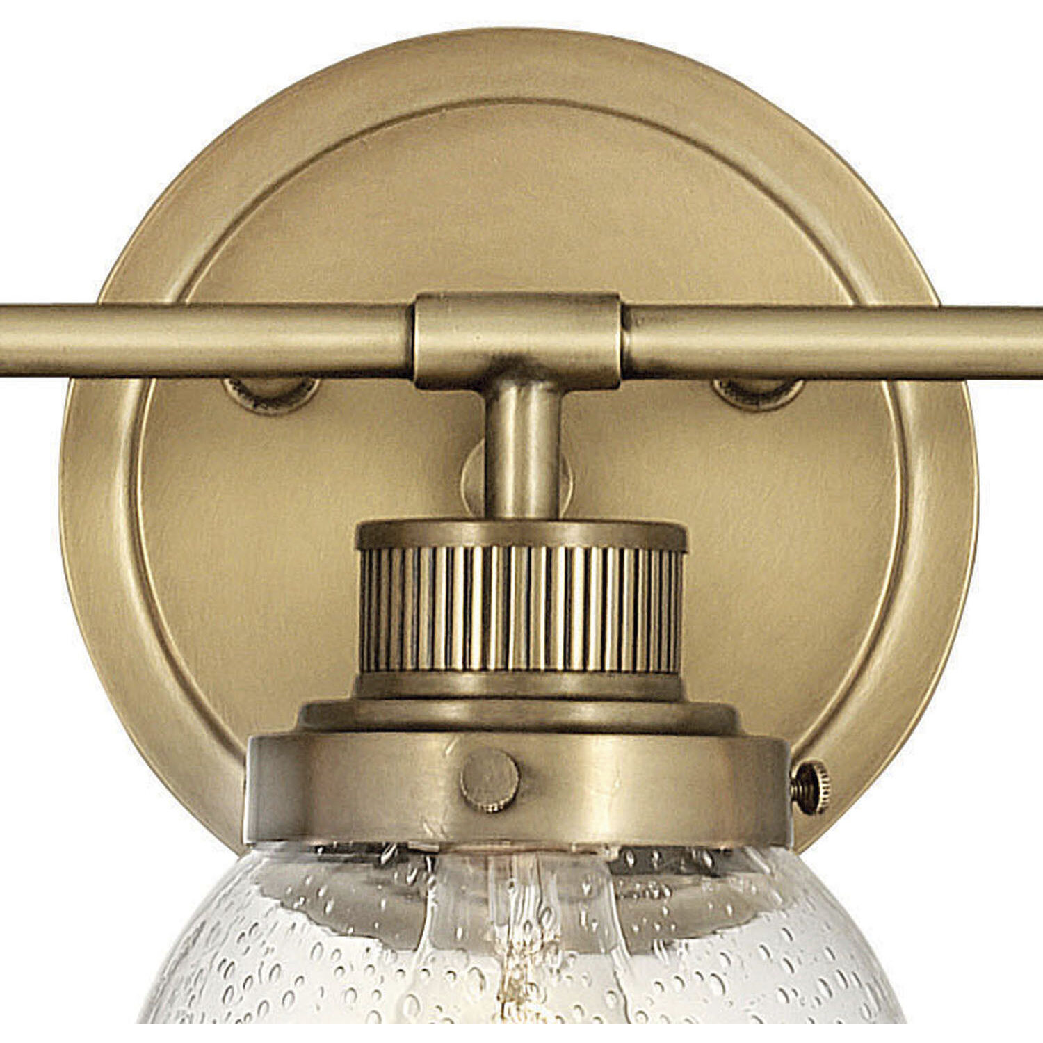 Poppy 3 Light 24.25 inch Heritage Brass Vanity Light Wall Light