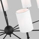 Foxdale 9 Light 36 inch Midnight Black Chandelier Ceiling Light