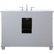 Wesley 48 X 21.5 X 35 inch Grey Vanity Sink Set in Gray