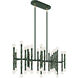 Kane LED 38.25 inch Jungle with Modern Brass Pendant Ceiling Light