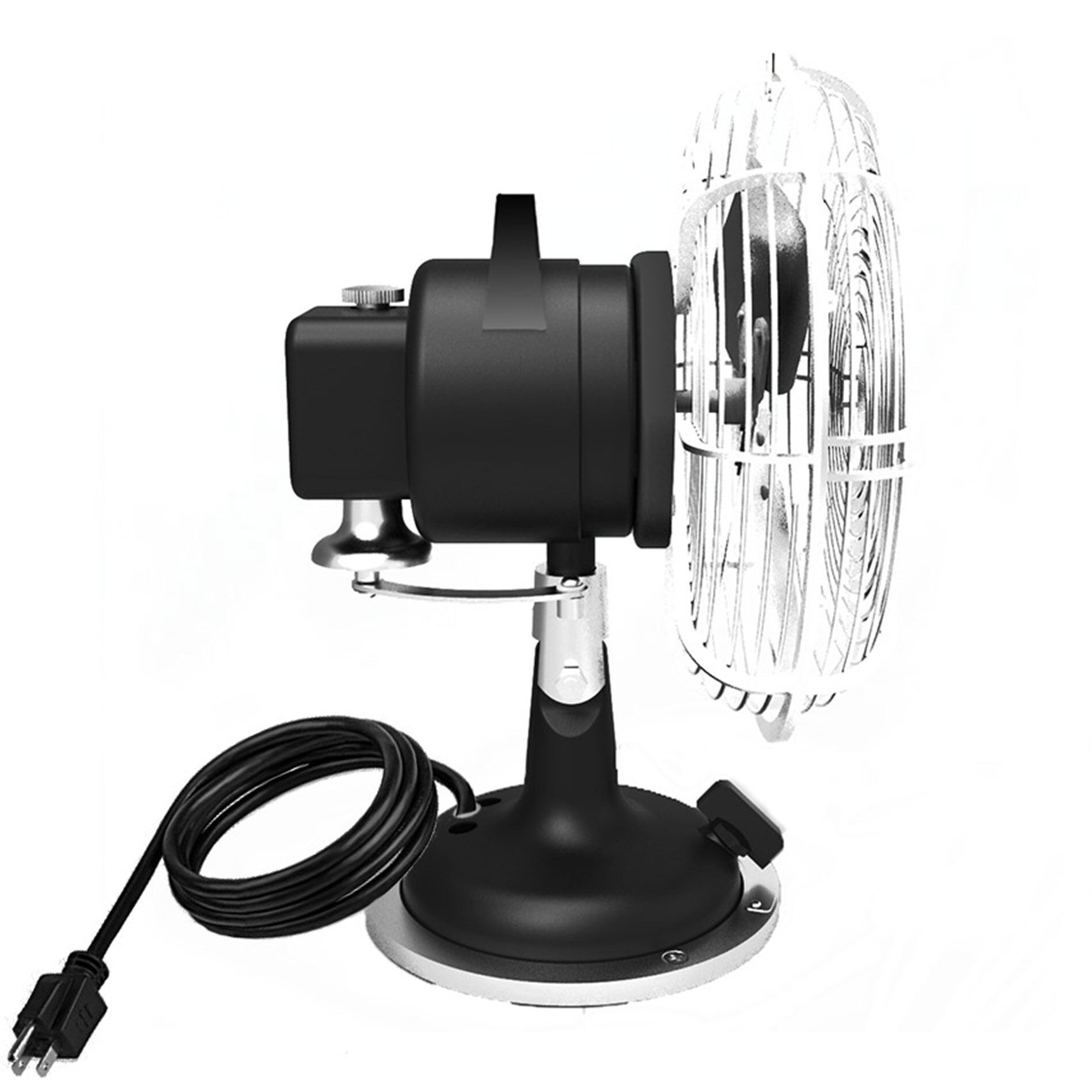 Julian Black 8 inch Portable Fan