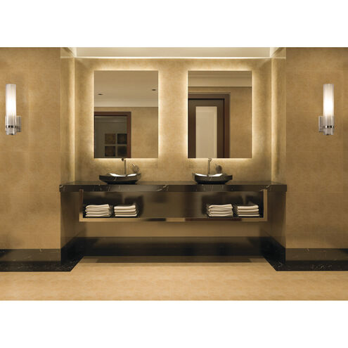 Vilo LED 4.25 inch Satin Nickel Bathroom Light Wall Light