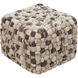 Summit 12 inch Brown Ottoman