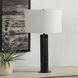 Kampen 27.75 inch 100 watt Matte Black Table Lamp Portable Light