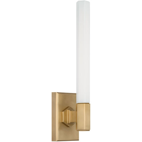 Chapman & Myers Hawthorne LED 2.5 inch Antique-Burnished Brass Single Bath Light Wall Light