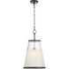 Providence 1 Light 19.5 inch Matte Black Pendant Ceiling Light