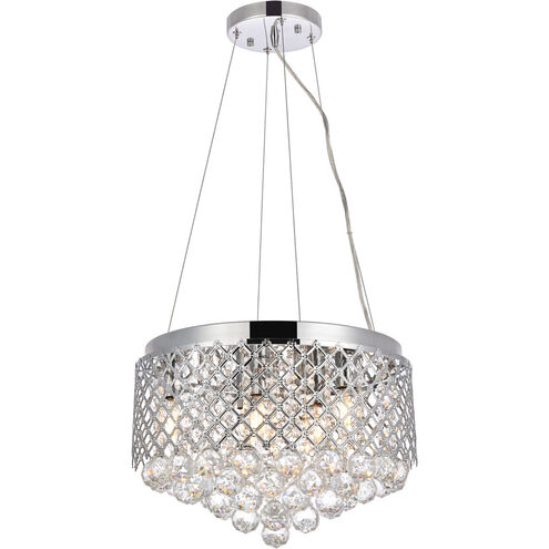 Tully 6 Light 16 inch Chrome Pendant Ceiling Light