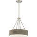 Erba 3 Light 16 inch Brushed Nickel Pendant Ceiling Light