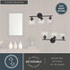 Lander LED 23 inch Matte Black Bathroom Light Wall Light