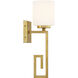 Quatrain 1 Light 4.75 inch True Gold Wall Sconce Wall Light